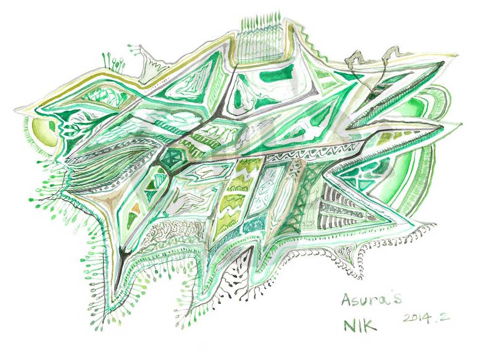 ASURAS_GREEN by NIKSTYLE STUDIO*tamnik