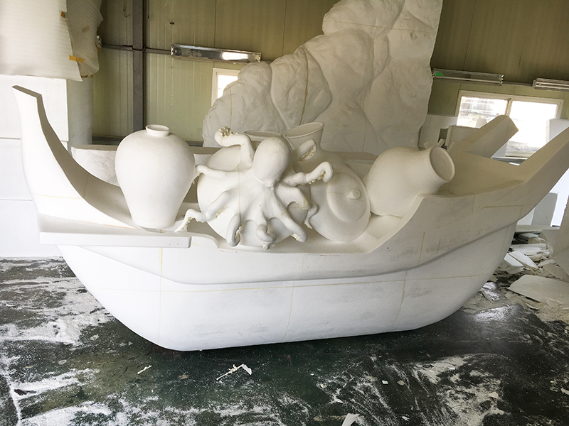 Treasure ship sculpture[DangAmri - Taean]