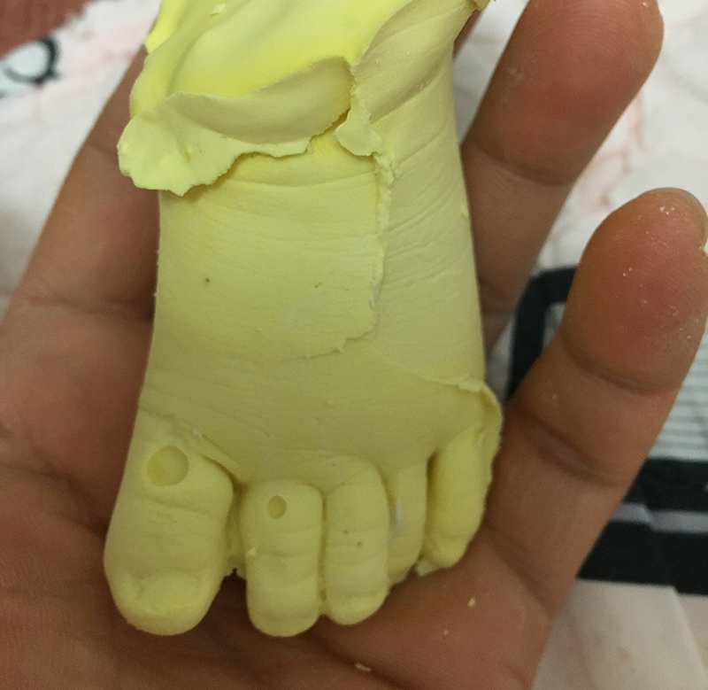 nieces-foot-cast by NIKSTYLE STUDIO*tamnik