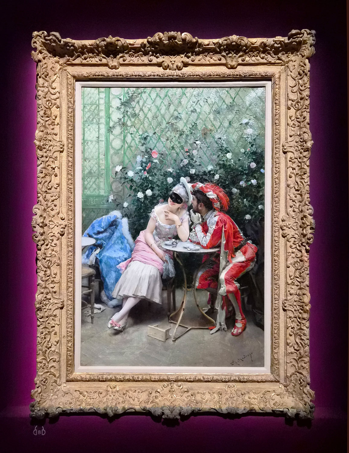 라임운도 드 마드라소 - 가면 무도회 후. Raimundo de Madrazo y Garreta - After the Masked Ball
1875~1878