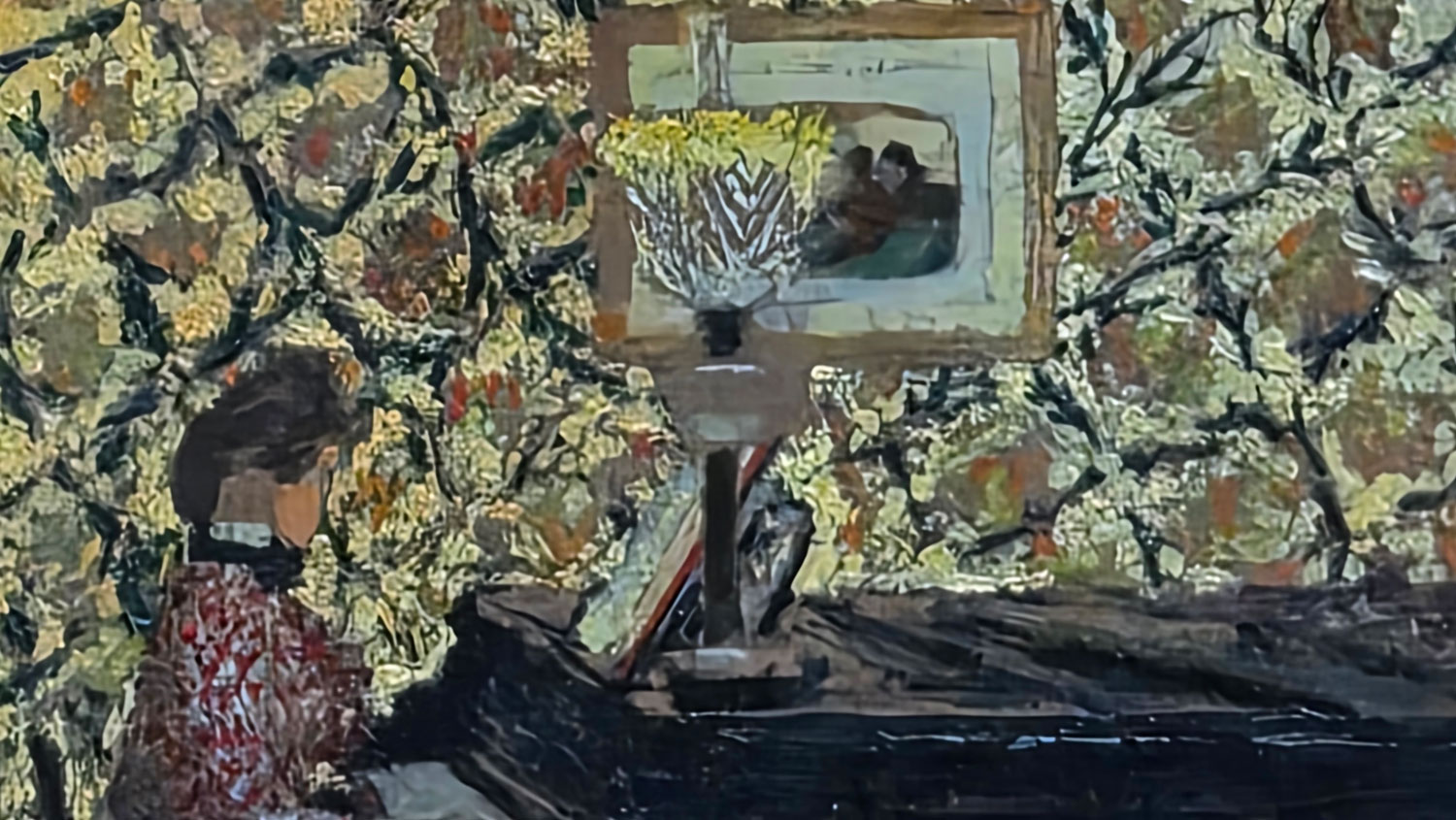 에두아르 뷔야르 - 피아노 앞의 미시아. Édouard Vuillard - Misia Sert
1895 or 1896