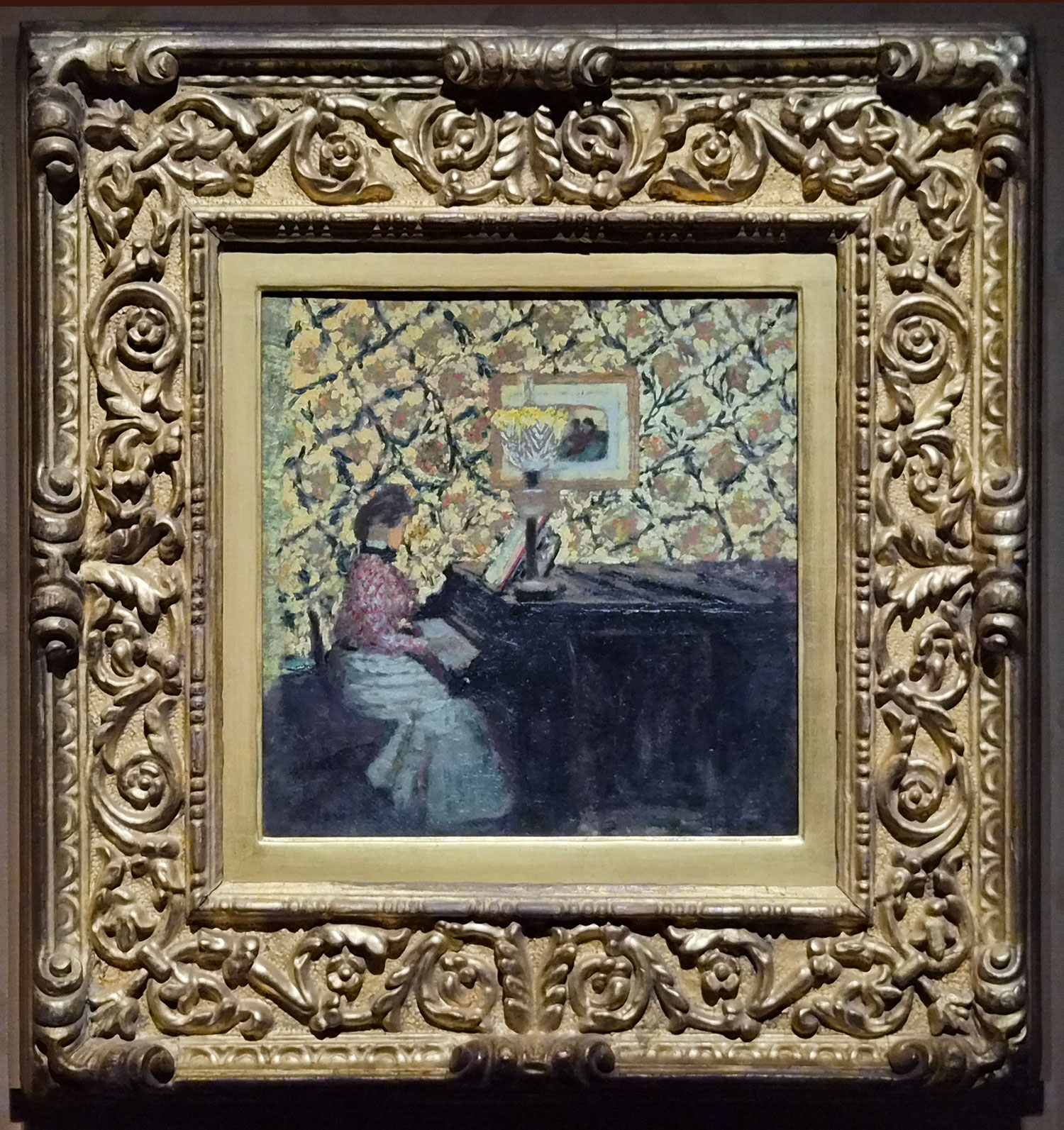 에두아르 뷔야르 - 피아노 앞의 미시아. Édouard Vuillard - Misia Sert
1895 or 1896