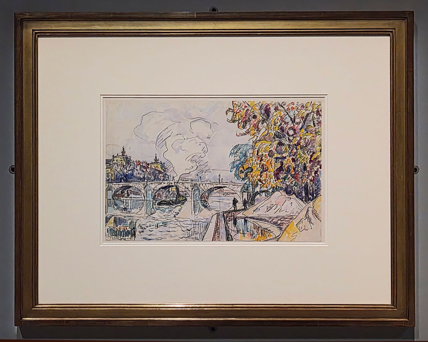 폴 시냐크 - 파리: 루아얄 다리와 오르세 기차역. Paul Signac - Paris: Pont Royal and the Gare d'Orsay
1929년 ~ 1930