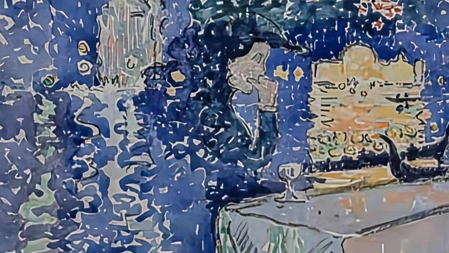 앙리 에드몽 크로스 - 베네치아, 구세주 축제의 밤. Henri-Edmond Cross - Venice, Night of the Festival of the Redeemer
1903