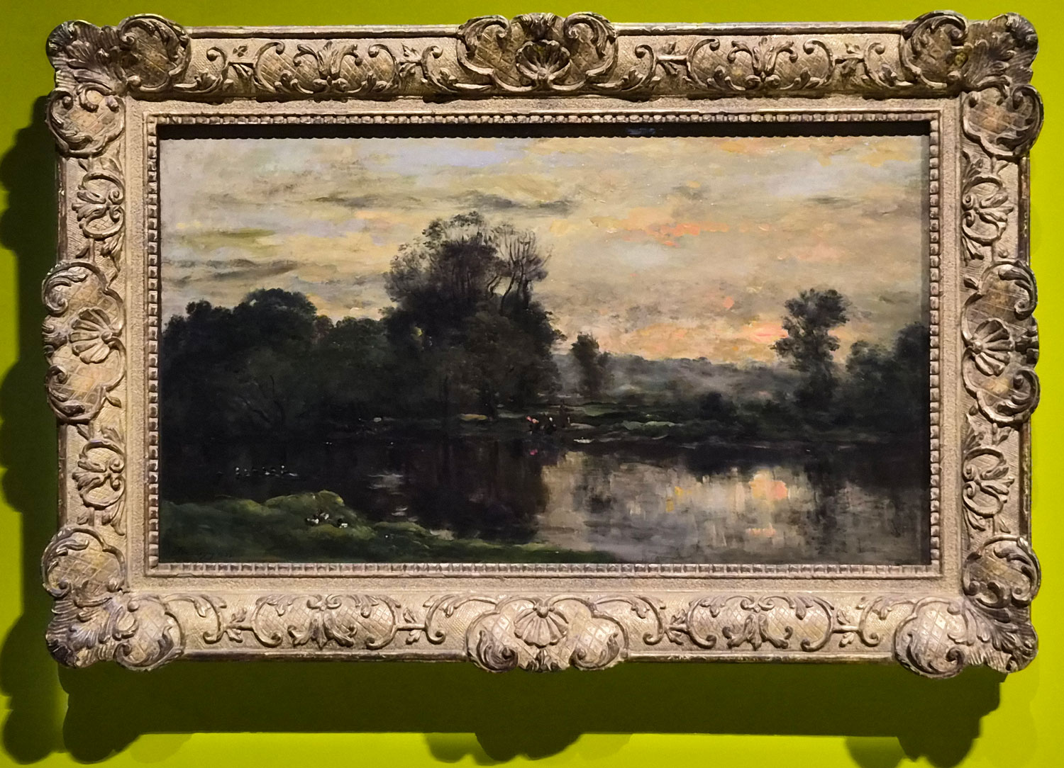 샤를 프랑수아 도비니 - 오리가 있는 풍경. Charles-François Daubigny - Landscape with Ducks 1872