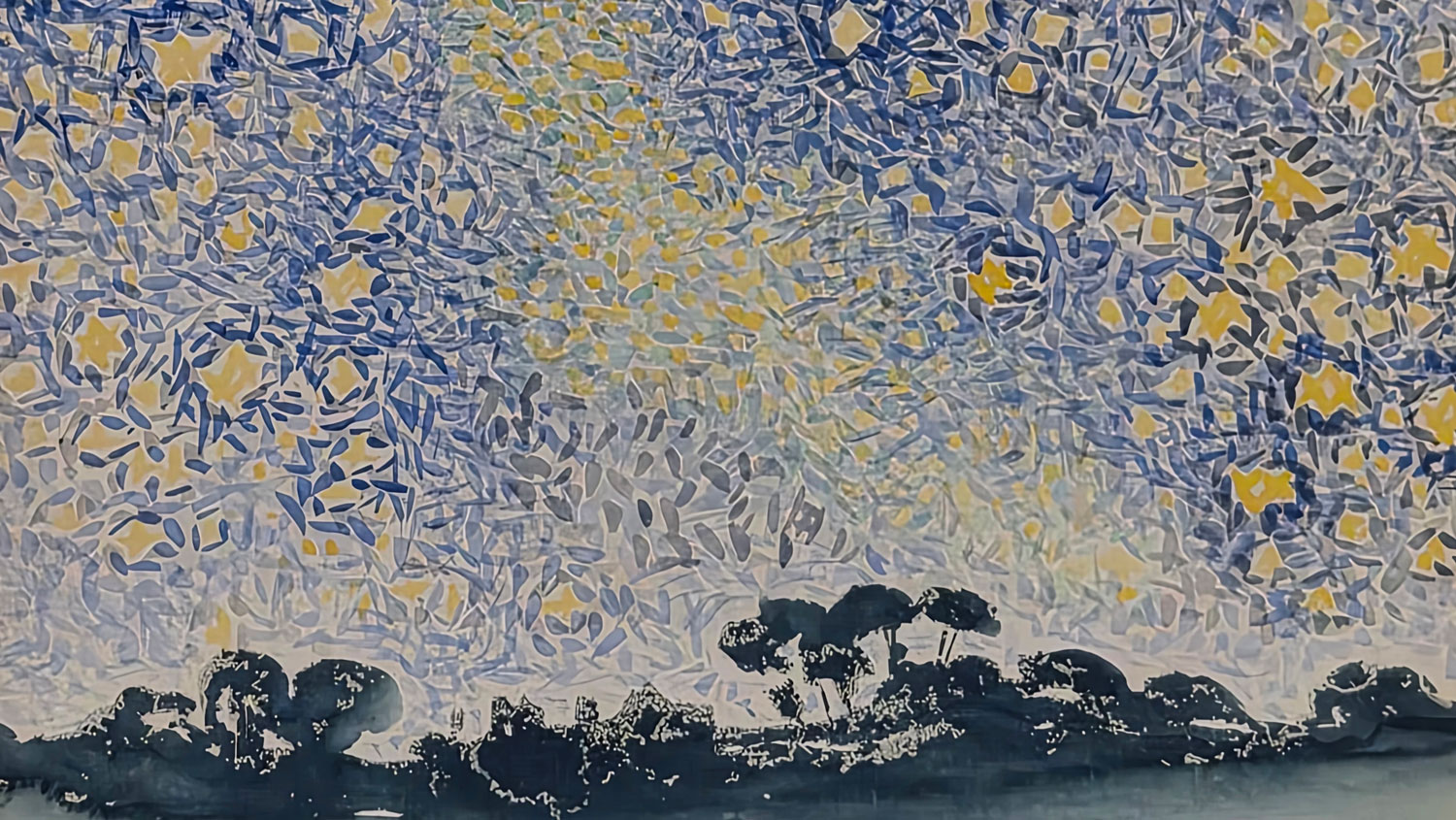 앙리 에드몽 크로스 - 별이 있는 풍경. Henri-Edmond Cross - Landscape with Stars 
1905~1908