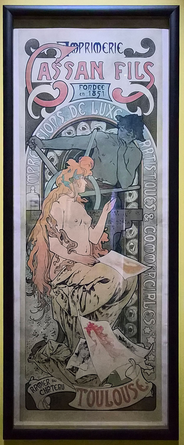 장미(The Rose)1898. 무하의 '꽃' 연작 중 하나로, 꽃의 특징을 아름다운 여성의 모습으로 의인화하여 표현한 작품.
One of Mucha's 'The Flowers' series, this work personifies the characteristics of flowers in the form of beautiful women.