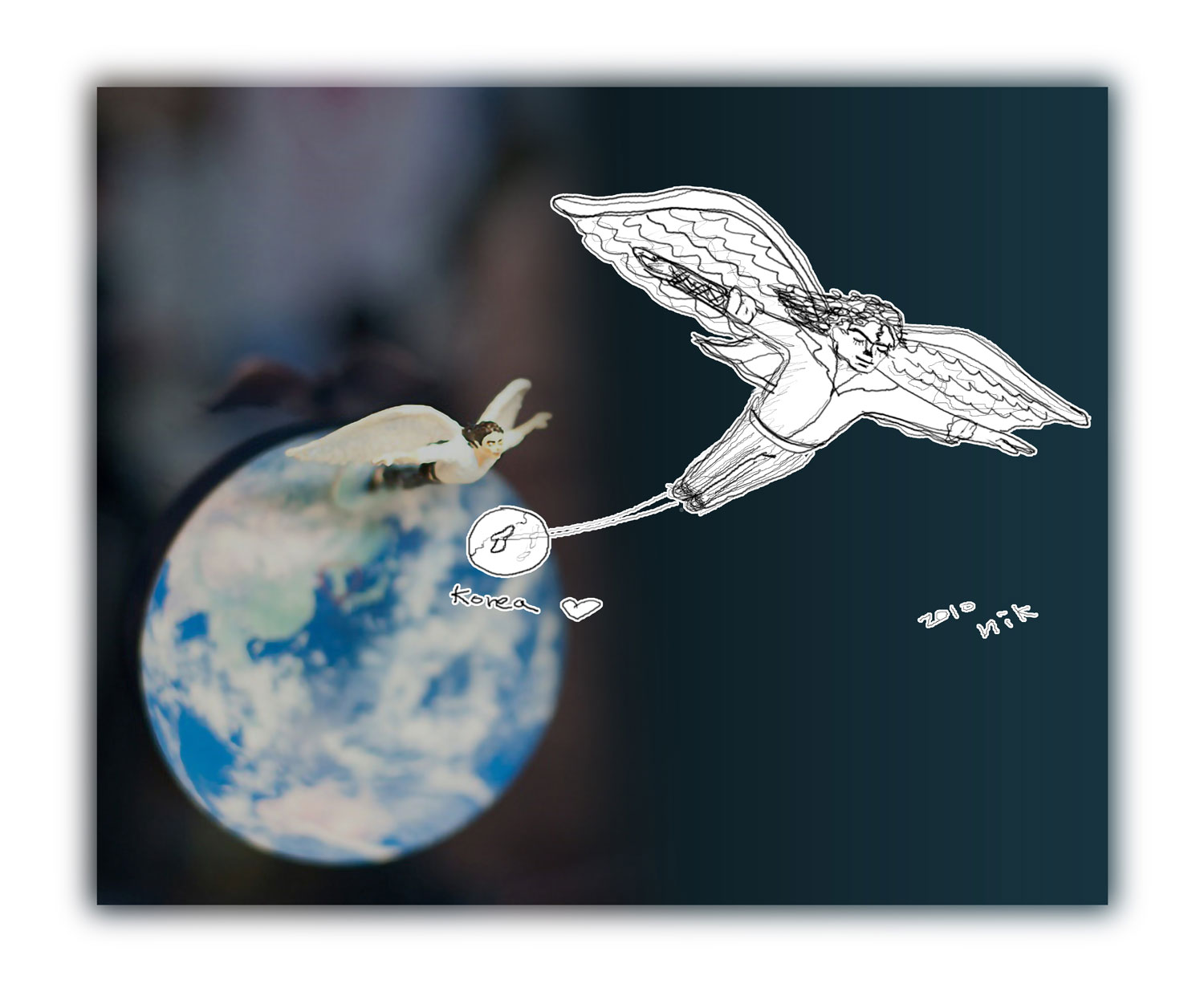우주로 떠나간 마이클잭슨. The day he departed for the universe (the world of eternal rest):MJ’s Universe Tour Angel Michael